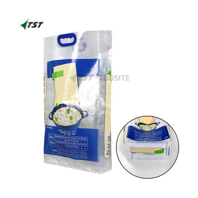 Laminated 25kg 50kg Bopp Woven Bag For Pet Food Rice Chemicals Packaging