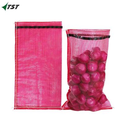 25lb 50lb Customzied Colors And Sizes PP Plastic Leno Bag For Firewood Vegetable Onion