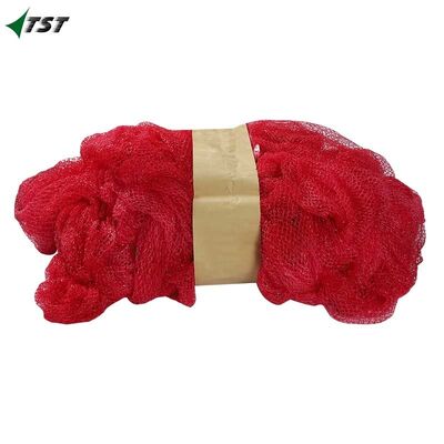 5kg Red Color Woven Tubular Net For Fruit Vegetable Dry Fruit Packing