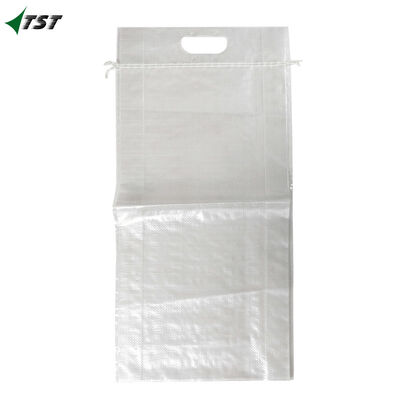 5kg-20kg Colored Bopp Woven Sacks Laminated PP Rice Packaging Bag With D Cut Handle