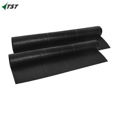 4'X300′ Heavy Duty Black Pp Weed Control Fabric Ground Cover Rolls For Vegetable Plant