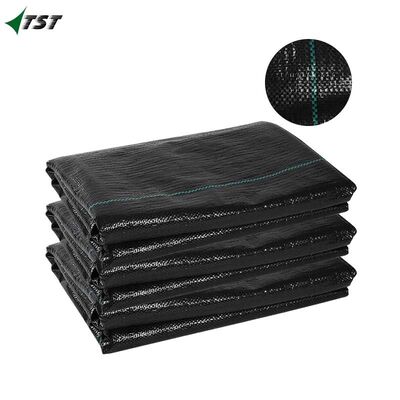 UV Treated Pp Black Weed Mat Ground Cover For Gardening And Landscaping Use