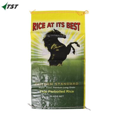 Eco Friendly BOPP Woven Bag With Handle Custom Logo Waterproof & Tear Proof