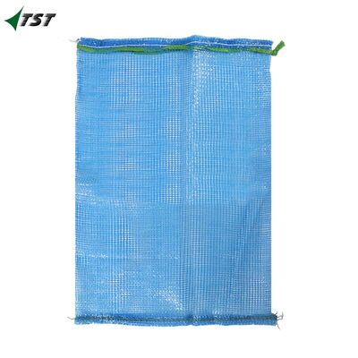Blue 20 Kgs Circular Knitted Tubular Mesh Bag Potato Onion Sacks