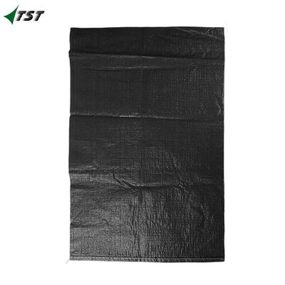 50kg Black Color Poly Woven Bag For Constructions Industry Coal