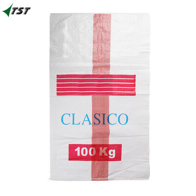 100kg White Color Woven Pp Sacks For Agriculture Product Seeds With Printing