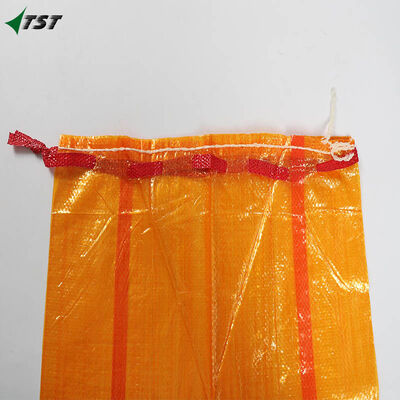 20kg 25kg Orange Transparent Color PP Woven Bag Sack For Vegetables Fruit
