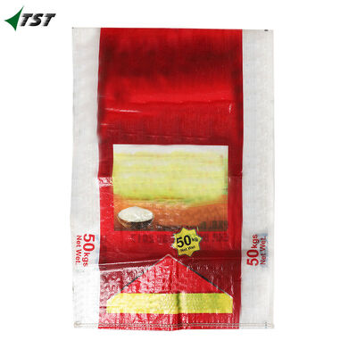 Multifunctional BOPP Laminated Woven Bags For Rice Pet Food Sugar Construction Materials