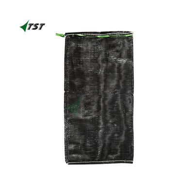 Black Color 10kg 15kg PP Mesh Sack For Afrian Onion And Potato Packaging