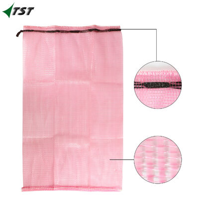 Plastic Polypropylene Tubular Potato Packing Bag Red Mesh Produce Onion Sacks Net Bags for Vegetables