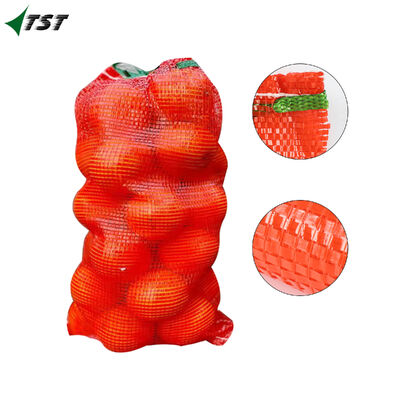 Plastic Polypropylene Tubular Potato Packing Bag Red Mesh Produce Onion Sacks Net Bags for Vegetables