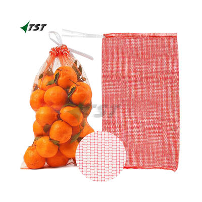 Plastic Polypropylene Tubular Potato Packing Bag Red Mesh Produce Onion Sacks Net Bags for Vegetables