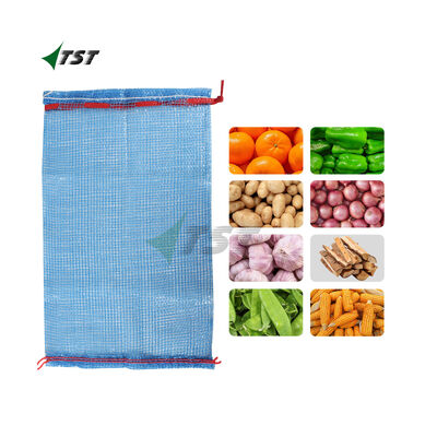 Plastic Polypropylene Tubular Potato Packing Bag Red Mesh Produce Onion Sacks Net Bags for Vegetables