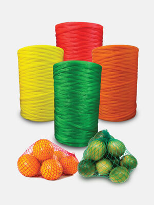 Durable PE Knitted Tubular Net Sleeve 4.2g/M-16g/M For Fruit And Vegetable Packing