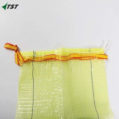 5kg-50kg Yellow Color Tubular Mesh Bag for Seed Potato
