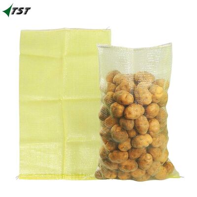55x102cm 55x100 cm Polypropylene  Tubular Mesh Bag For Potato packing