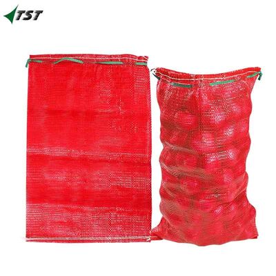 25KGS 30KG  Red Tubular Mesh Net Bag For Harvest Agricultural  Product