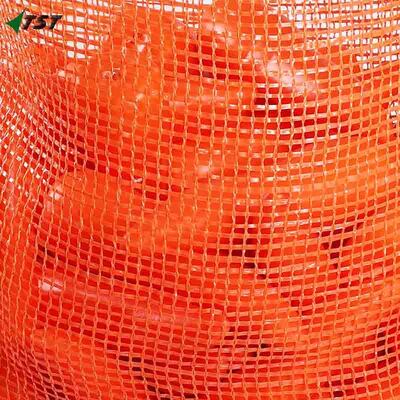 100% Polypropylene 25kg Orange Tubular Mesh Bags Vegetable Sacks Net Bags