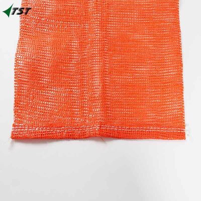 100% Polypropylene 25kg Orange Tubular Mesh Bags Vegetable Sacks Net Bags