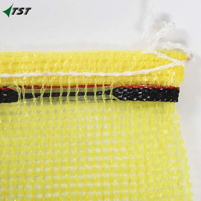 Light Yellow Virgin Polypropylene Tubular Mesh Bag For Vegetables
