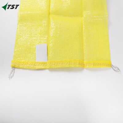 Light Yellow Virgin Polypropylene Tubular Mesh Bag For Vegetables