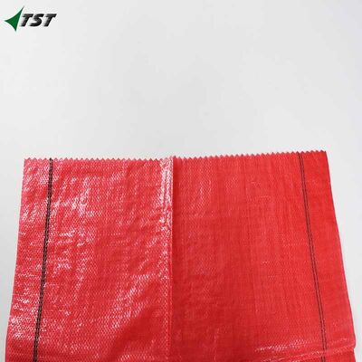 Red Color New Virgin Material PP Woven Sack For Potato Chile Peru