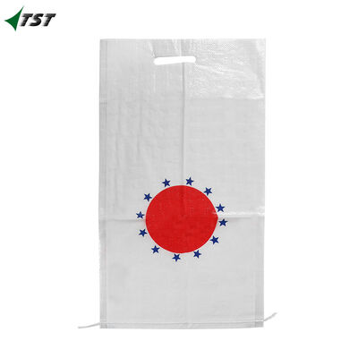 White 50kg PP Woven Bag For Chemical Fertilizers Flour Grain Packing