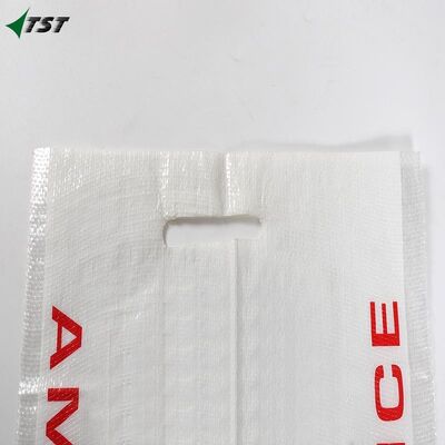 White 50kg PP Woven Bag For Chemical Fertilizers Flour Grain Packing