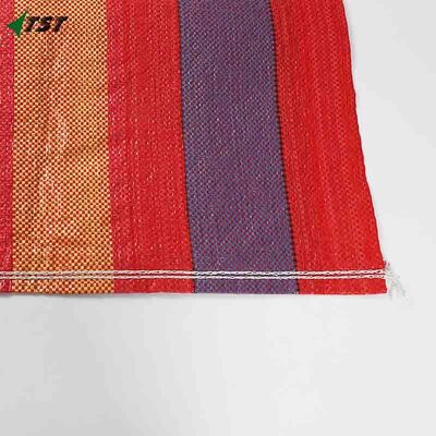 Multicolor Clown Sack PP Woven Bag With Strips For Industry And Agriculture
