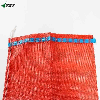 55*90cm Red Pp Leno Mesh Bags Manufacturer For Onion Patato Storage Custom Logo