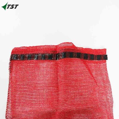 48*78cm 25kg Senegal Red Pp Potato Leno Bag / Onion Sacks Bulk