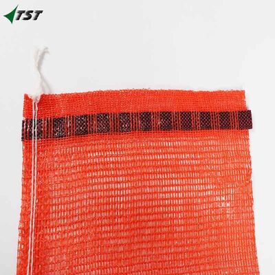 5kg 10kg Orange Color Pp Leno Mesh Bag For Onion Patato Packing Customized Logo