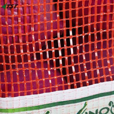 5kg 10kg Orange Color Pp Leno Mesh Bag For Onion Patato Packing Customized Logo