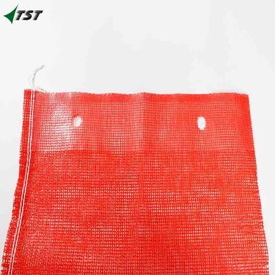 25kg Red Pp Onion Packaging Net Bags For Onion Auto Packing Machine 54*85cm