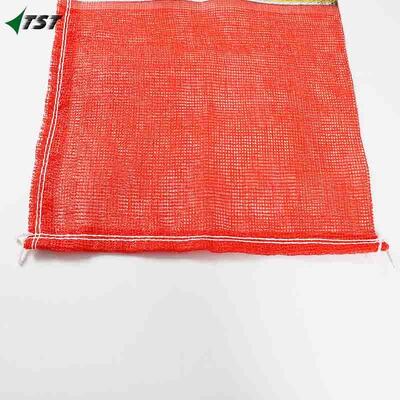 25kg Red Pp Onion Packaging Net Bags For Onion Auto Packing Machine 54*85cm