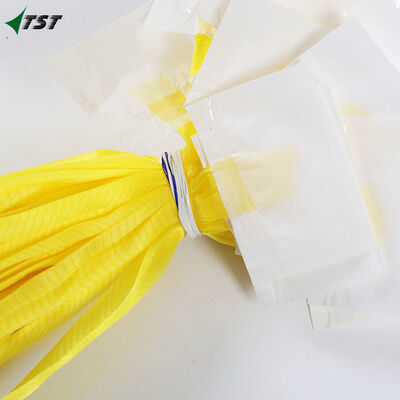 2kg Yellow PP Tubular Soft Net For Potato With Printed Logo