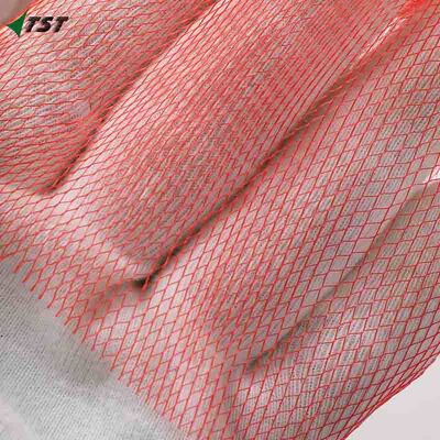 40x40 White Red Color 1kg Small Net Bag For Onion Packaging