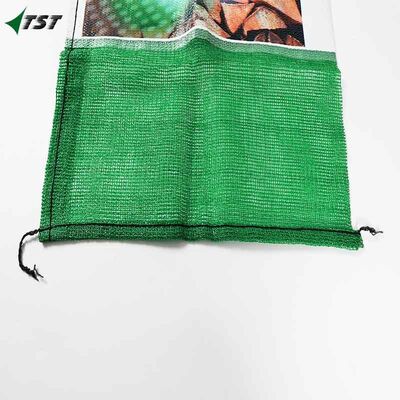 UV Treated Strong Custom Sizes Pp Leno Packaging Bag With Printed Logo And Drawstring