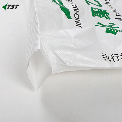 100% Virgin 25kg Circular PP Woven Valve Bag Block Bottom Self Closing