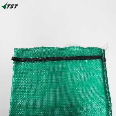 58*86cm Green Color Mexico Pp Leno Mesh Bag For Cucumber Lemon Vegetable Packing
