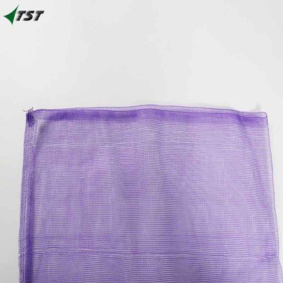 Garlic Onion Packing PE Leno Mesh Bag 55*100cm 50kg 60kg Purple Color