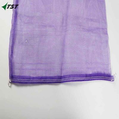 Garlic Onion Packing PE Leno Mesh Bag 55*100cm 50kg 60kg Purple Color