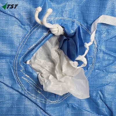 100% Virgin PP FIBC Jumbo Bag Open Top Skirt Filling Discharge Spout