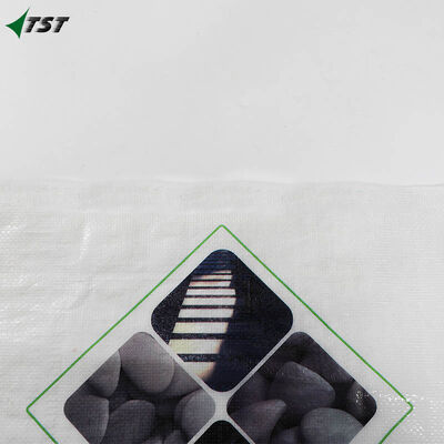 Double Stiching BOPP Laminated Woven Bag With Flat Side or Gusset Side