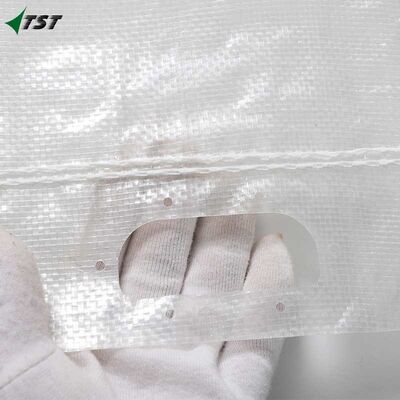 5kg-20kg Colored Bopp Woven Sacks Laminated PP Rice Packaging Bag With D Cut Handle