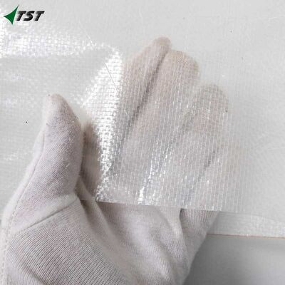 Heat Seam Sealing Tape Stitching BOPP Woven Bag Transparent Gusseted Type