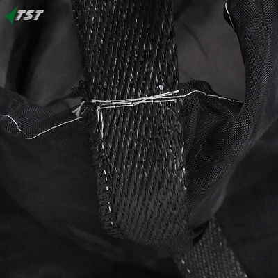 Full Body Black Mesh FIBC Jumbo Bag For Firewood Packaging 2 Years Warranty Fibc Sack