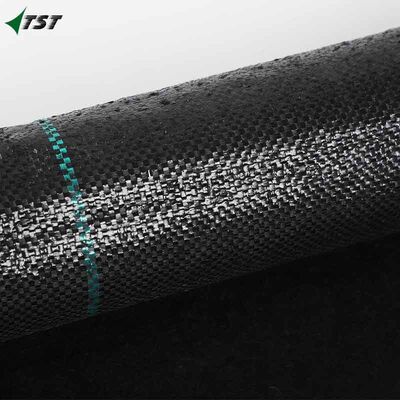 4'X300′ Heavy Duty Black Pp Weed Control Fabric Ground Cover Rolls For Vegetable Plant