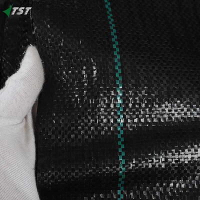 UV Treated Pp Black Weed Mat Ground Cover For Gardening And Landscaping Use