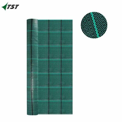 3.2oz Heavy Duty Green Color Pp Woven Weed Mat Ground Cover For Agriculture Gardening